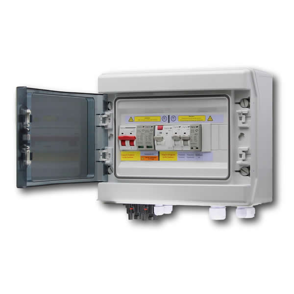 DC+AC box 10 KW 1000Vdc IP65 30x21x12 cm Three-phase. 2 MPPT 3 DC inputs
