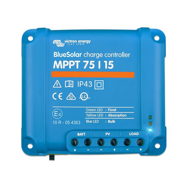BlueSolar MPPT 75/10 charge regulator. 75/15. 100/15 and 100/20