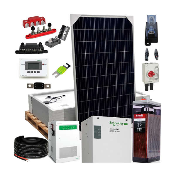 SolarPack OGP12 3,4 kW 24 V 13,75 kW/Tag isoliertes Kit