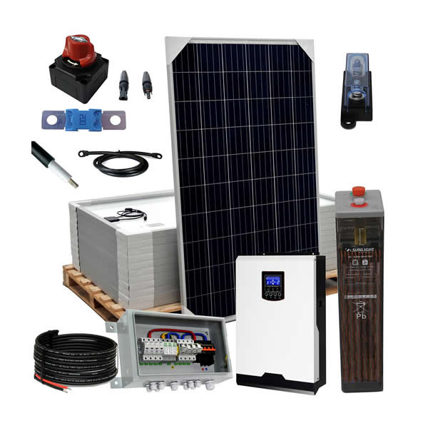 SolarPack OGP14 isoliertes Kit – 5 kW, 48 V, 15,6 kW/Tag