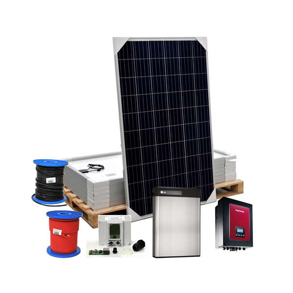 Kit autoconsumo SolarPack 6kW 35kWh/giorno