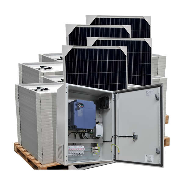 Solar power kit for AC 20CV 3x400V pumps