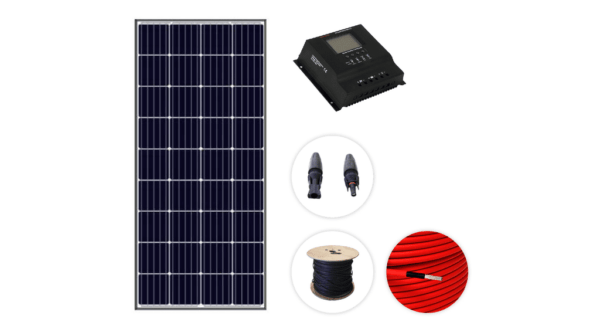 Kit solare 12V 40A 800W/giorno
