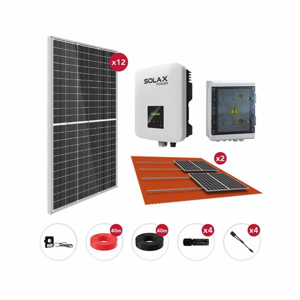 Kit solar autoconsumo 4,2 kW 23,4 kWh/dia