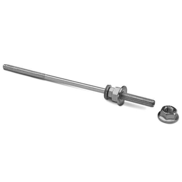 NOVOTEGRA Double thread screw for steel 8.0-M10 220 mm