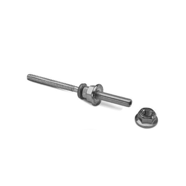 NOVOTEGRA Double thread screw for steel M10 140 mm