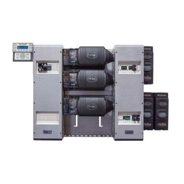 FLEX Power THREE 6,0 kVA – 24 VDC, dreifache FXR2024E vorverdrahtete AC- und DC-Boxen