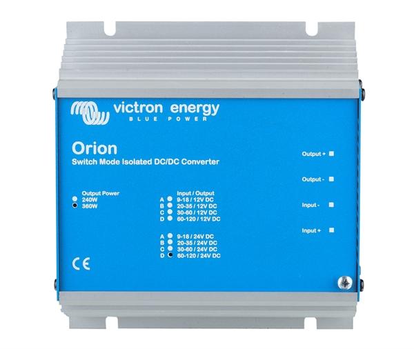 Orion-Tr 48/12-30A (360W) Isolated DC-DC CONVERTER