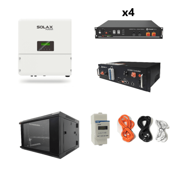3 kW SOLAX X1-Hybrid 3.0 Wechselrichter-Kit + PYLONTECH 4xH48050 Lithiumbatterie