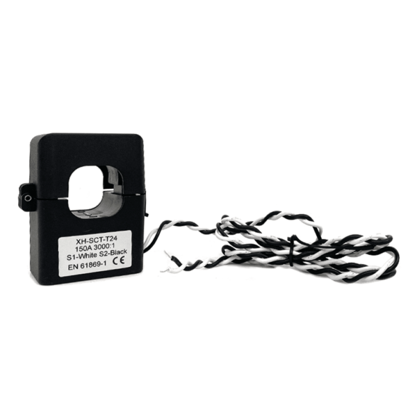 Elecsun CT 150A med svart och vit snodd kabel