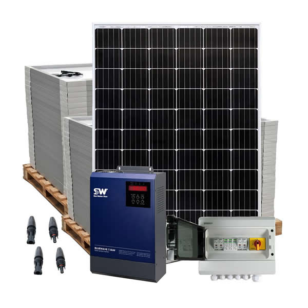 Kit con energia solar para bombas AC 5.5CV 3x400V AQS 5.5CV T400