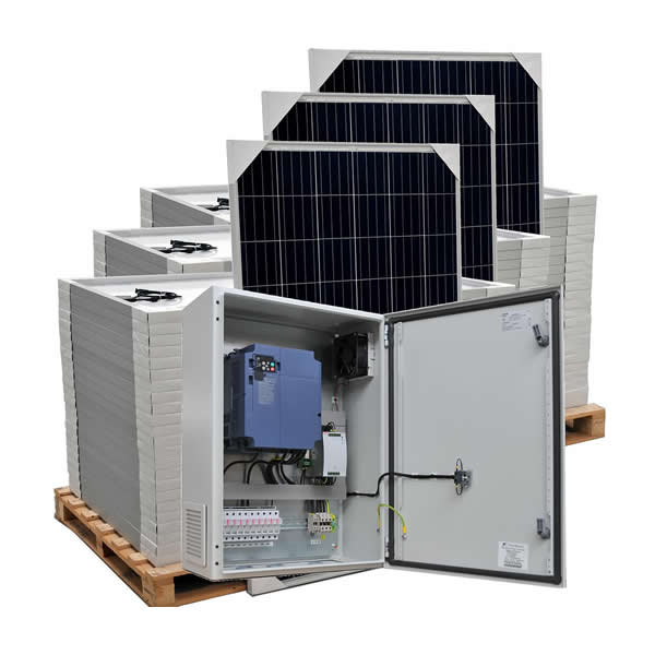 Solar energy kit for AC 12.5CV 3x400V AQS 12.5CV T400 pumps