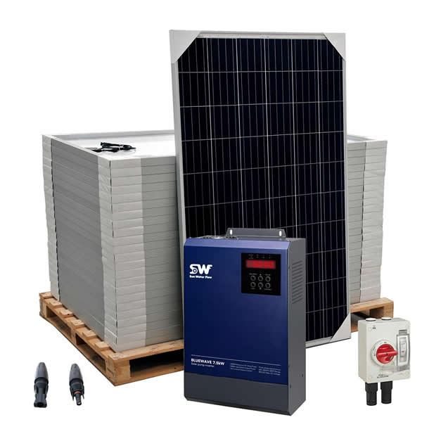 Kit energia solar para bombas AC 3CV V04E1S200 020