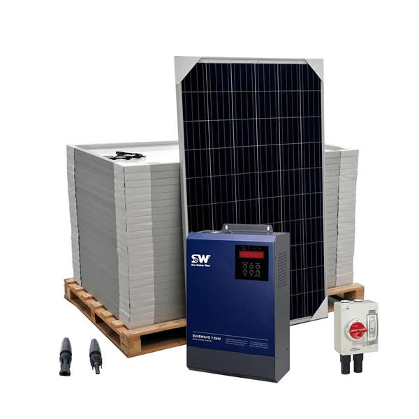 Solar energy kit for AC 4CV 3x400V AQS 4CV T400 pumps