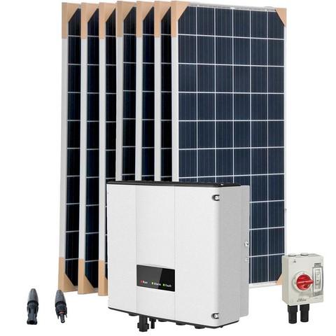 Kit con energía solar para bombas AC - 1CV 1x230V - AQS 1CV M230