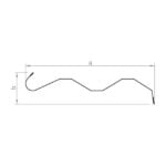 NOVOTEGRA Deflector de viento para sistema SUR FD II - 2.35m