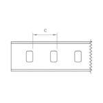 Rail NOVOTEGRA Set de conector de raíl C47