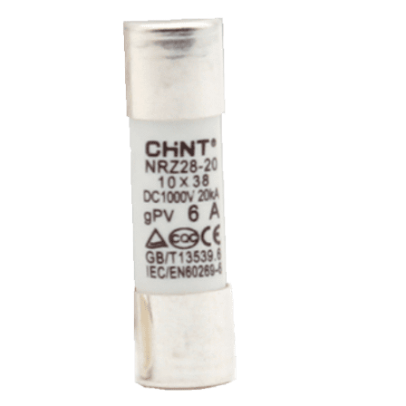 CHINT FUSIBLE CILINDRICO DC X A V KA