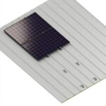 SUNFER H Soporte coplanar microrail fijacion a chapa para cubierta sandwich modulos horizontal