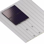 SUNFER H Soporte coplanar microrail fijacion a chapa para cubierta sandwich modulos horizontal