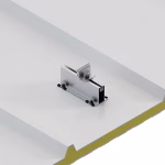 SUNFER H Soporte coplanar microrail fijacion a chapa para cubierta sandwich modulos horizontal H