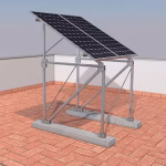 SUNFER V Subestructura elevada para triangulos