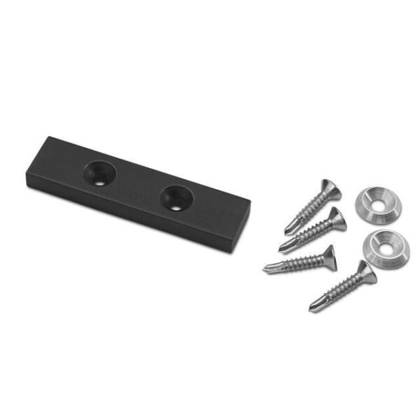 NOVOTEGRA Set pletina antideslizante para fachada x x mm negro