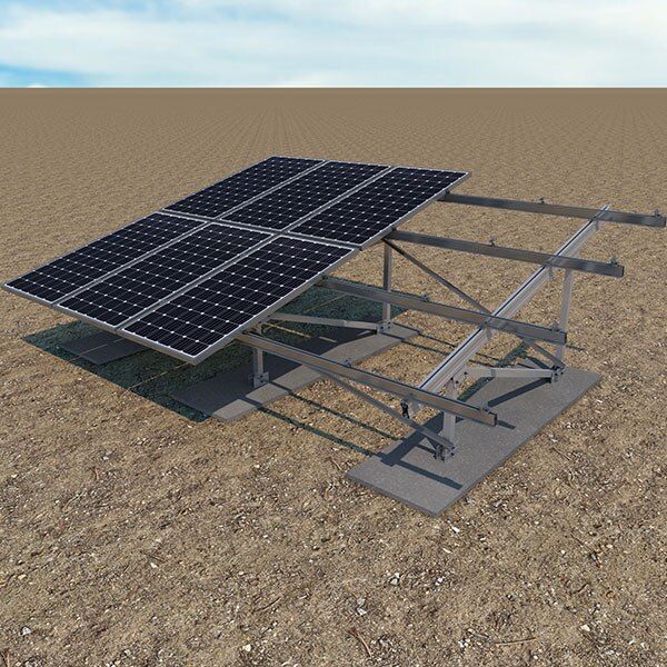 SUNFER V Kit de soporte inclinado para terreno