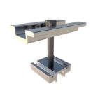 SUNFER S Pinza intermedia para railes G