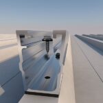 SUNFER S Rail corto para chapa trapezoidal para paneles