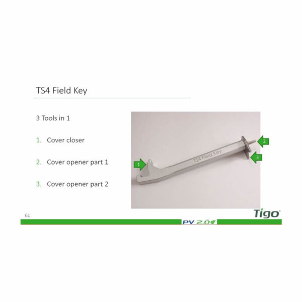 Llave de campo Tigo TS4 para desconectar tapas 1