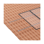 SUNFER 01V6-A Soporte coplanar clip atornillado cubierta teja