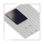 SUNFER 07H8-ZN-C Soporte coplanar microrail anclaje chapa sandwich