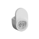 WALL BOX Soporte para conector tipo 2 Blanco